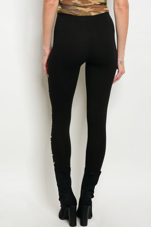 Black Distressed Leggings Spocket App