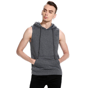 Men's Bodybuilding Pullover Sweatshirts Sleeveless Tank Top For The Workout Warrior