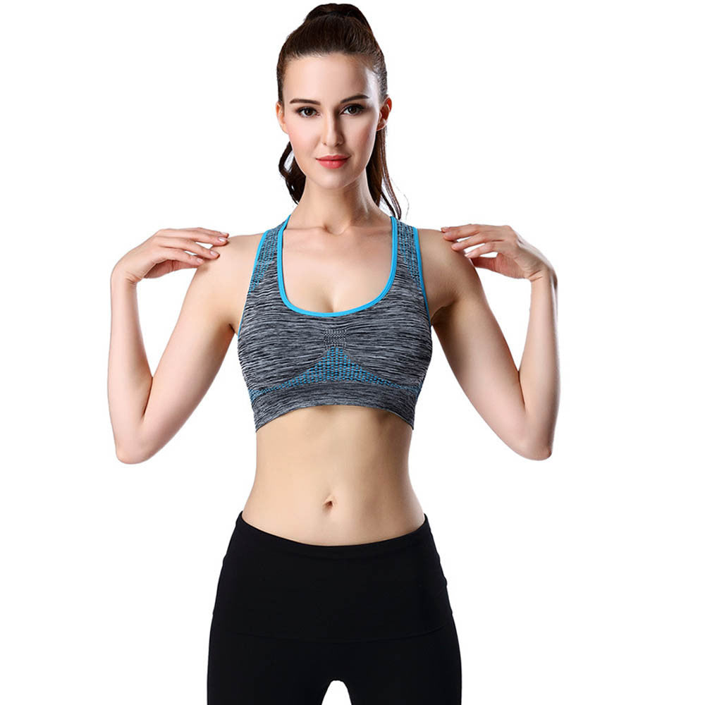 Women Sexy Fitness Bras Shirt Padded Bra Push Up Wireless Dry Fit Tank Tops