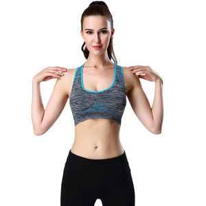 Women Sexy Fitness Bras Shirt Padded Bra Push Up Wireless Dry Fit Tank Tops