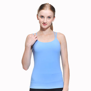 Female Colorful Yoga Fitness Sports Sleeveless Running Gym Tank Top