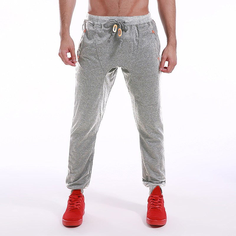 Men's Solid Fitness Harem Pants Slim Fit Joggers