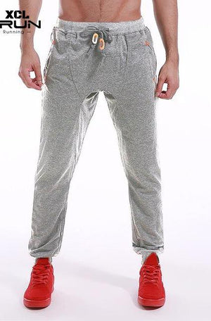 Men's Solid Fitness Harem Pants Slim Fit Joggers