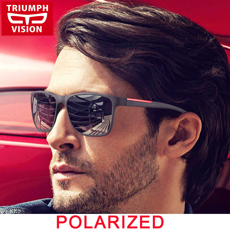 Polarized Square Men's Sunglasses