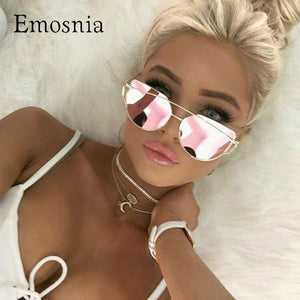 Ladies Fashion Metal Frame Sunglasses