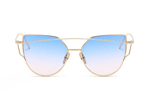 Ladies Fashion Metal Frame Sunglasses