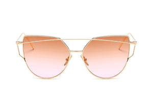 Ladies Fashion Metal Frame Sunglasses