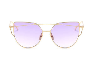 Ladies Fashion Metal Frame Sunglasses