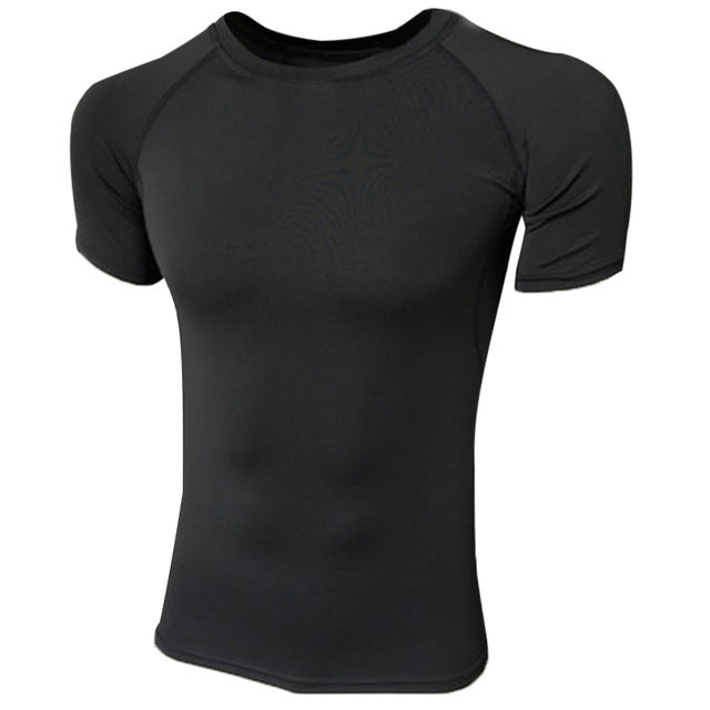 Mens Short Sleeve Compression Shirt