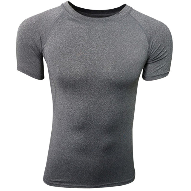 Mens Short Sleeve Compression Shirt