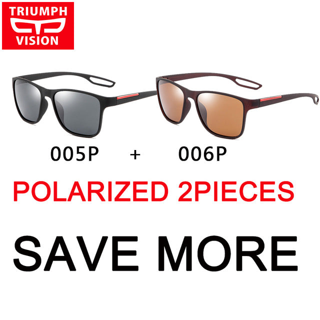 Polarized Square Men's Sunglasses